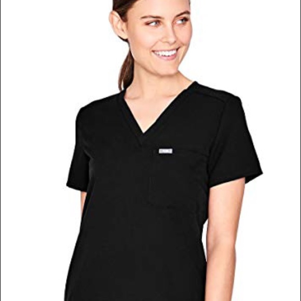 Figs XL Women’s Black Scrub Top